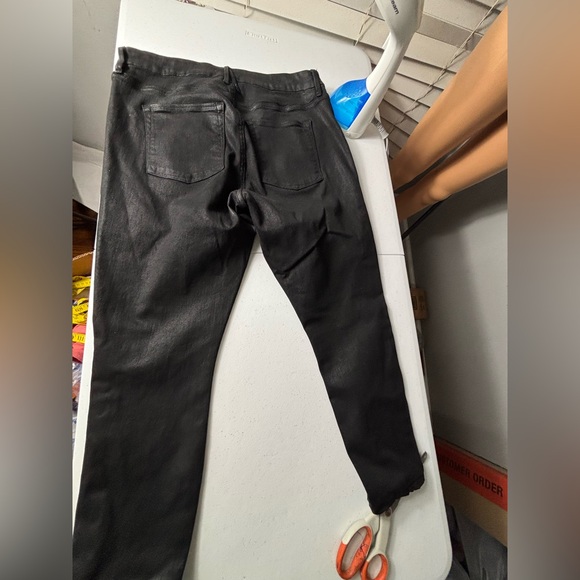 GOOD AMERICAN good legs coated ankle skinny jeans size15/33 - Picture 14 of 16